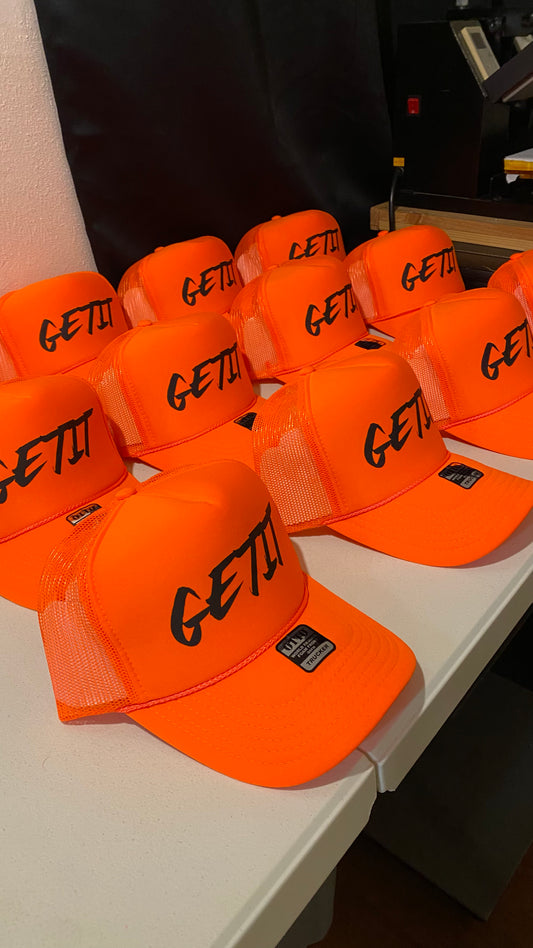 Orange GETIT Trucker Hat