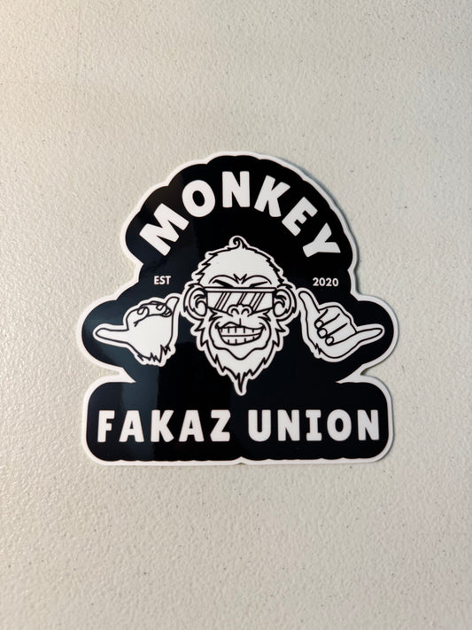 Monkey Fakaz Union Sticker *Limited*