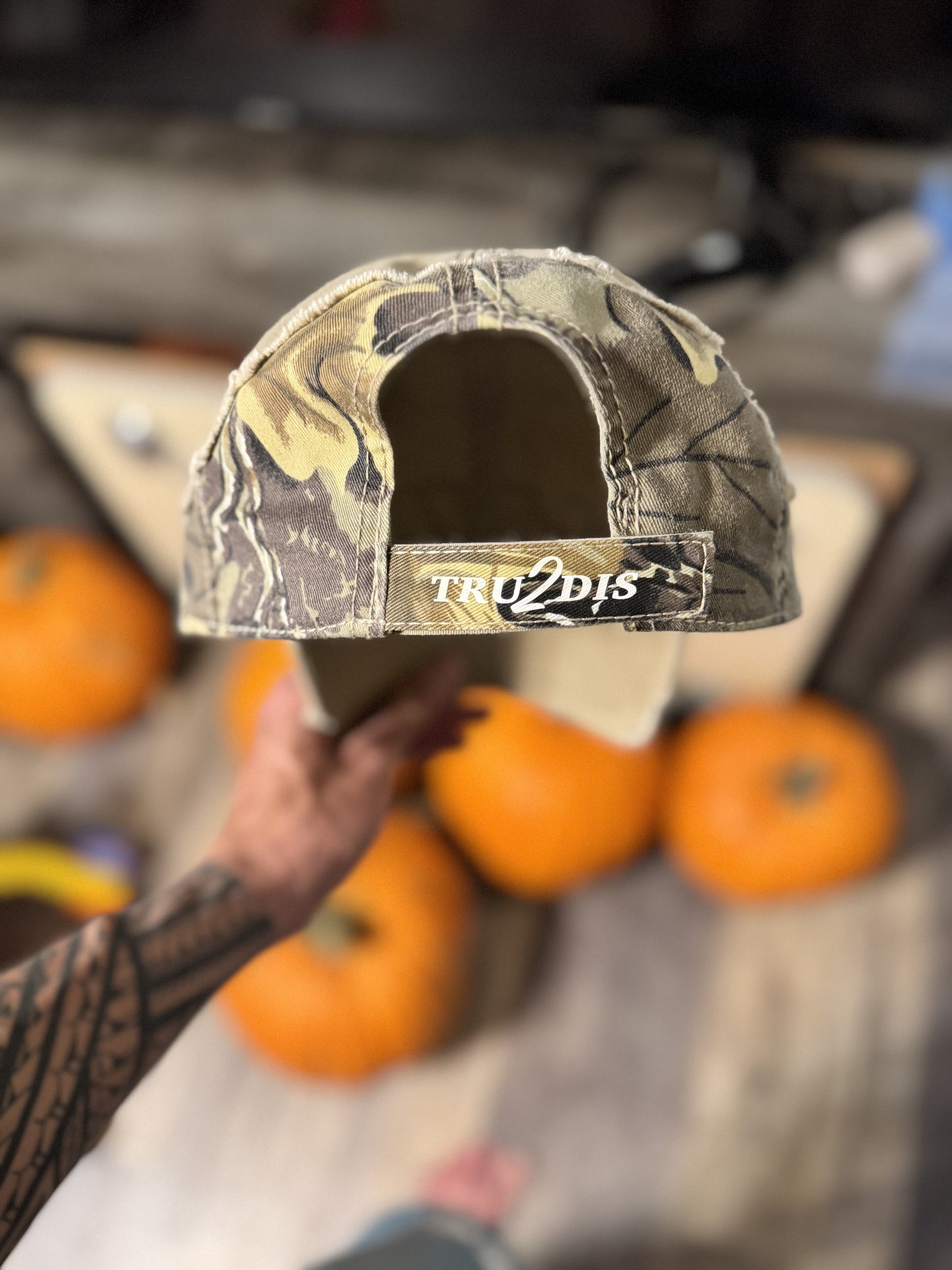 Camo Distressed GETIT Dad Hat