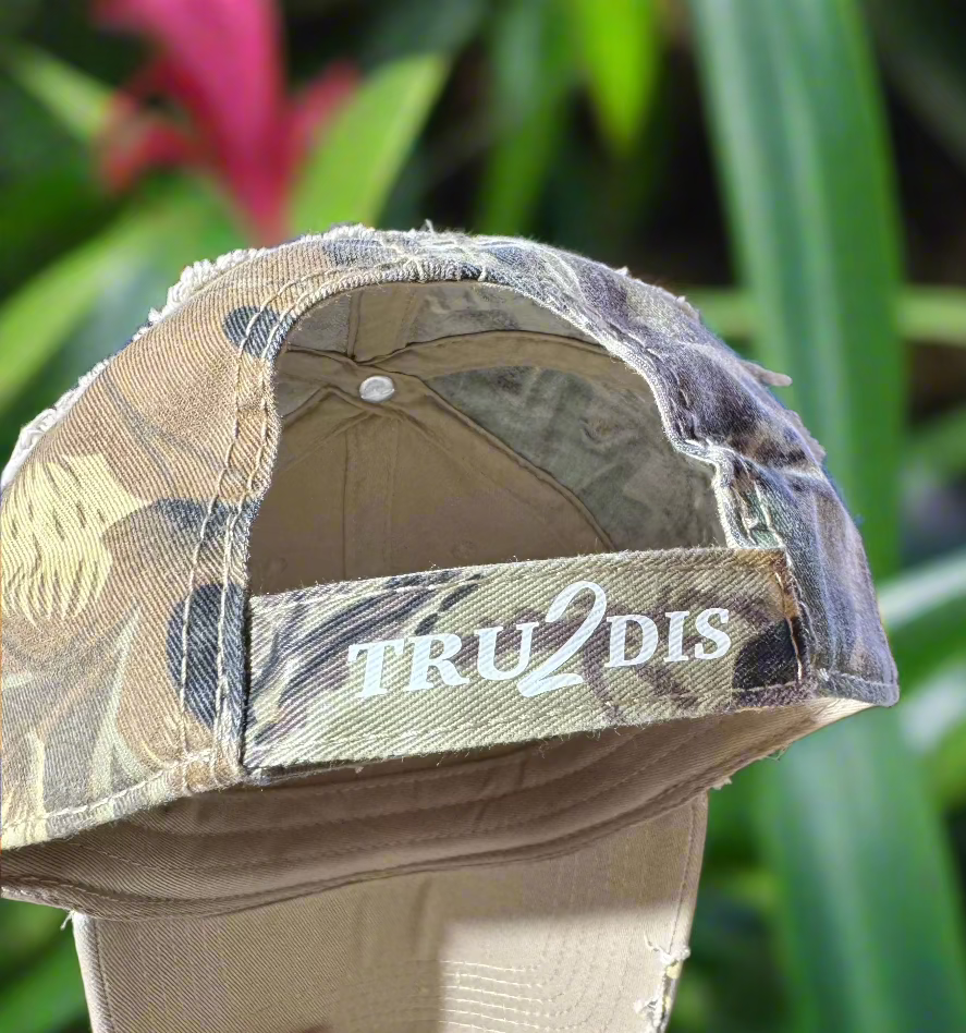 Camo Distressed GETIT Dad Hat