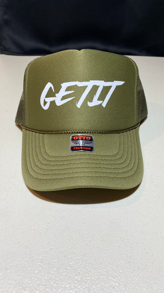 Military Green Trucker Hat