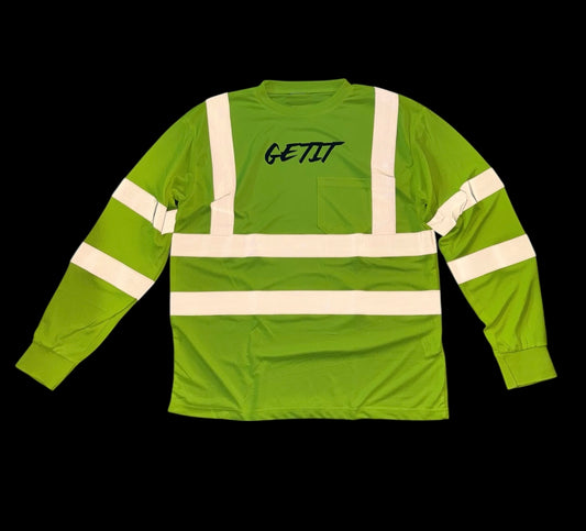 GETIT Hi-Vis Long Sleeve 🚨PRE ORDER🚨 Green