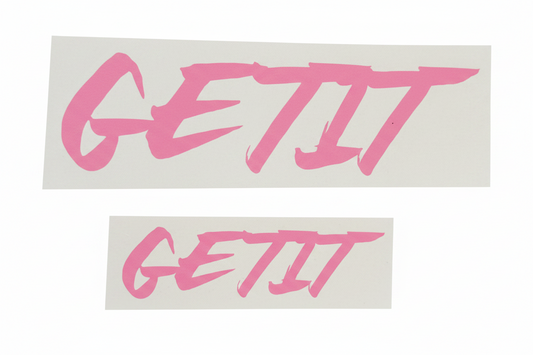 Pink Getit Decal Sticker