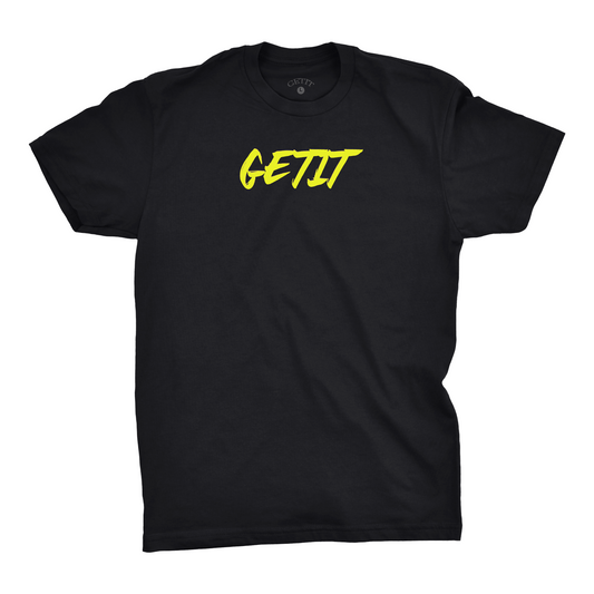 Black Shirt YELLOW Logo